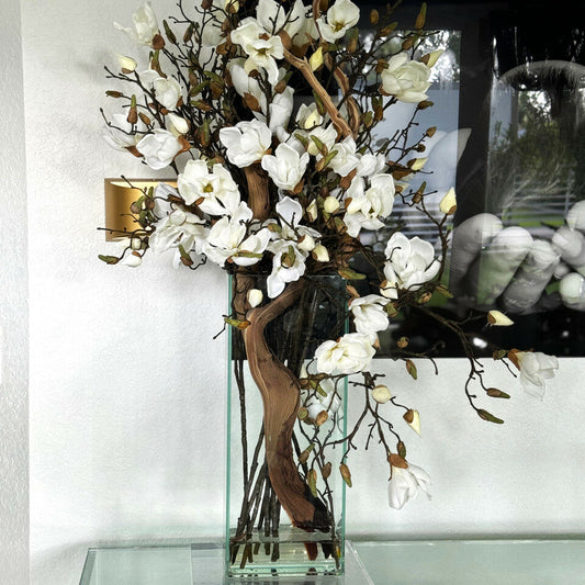 Vase Magnolia Blanc